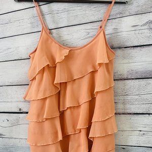Lauren Conrad Ruffle Front Flowy Tank - Women's SIZE XS